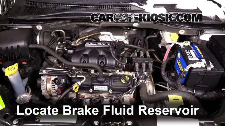 2008 Chrysler Town and Country Touring 3.8L V6 Brake Fluid